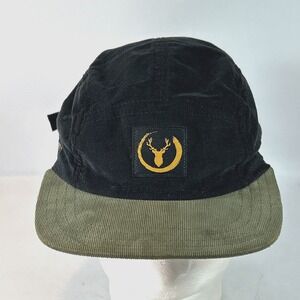 Wild Coast Wilderness Resort Hat Cap Strap Back 5 Panel Corduroy Renfrew BC